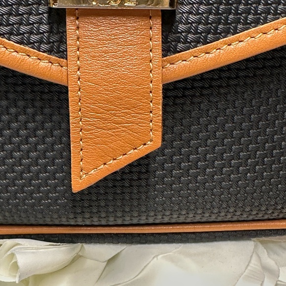 Yves Saint Laurent Black and Tan Crossbody Bag - Picture 6 of 16